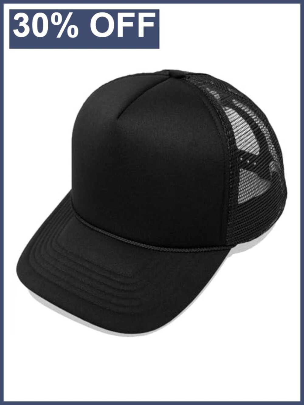 Lightweight Mesh Trucker Hat Moisture Wicking Baseball Cap Adjustable